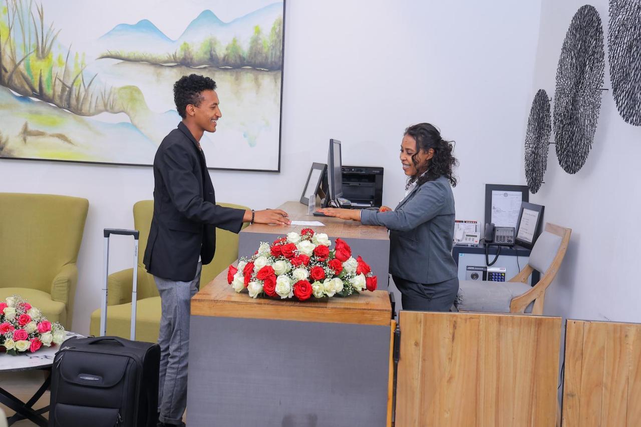 Andromeda Hotel Addis Abeba Buitenkant foto